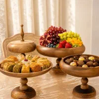 ظروف چوبی پذیرایی