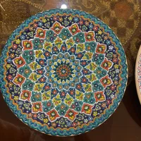 سینی دیوارکوب سفالی کار دست