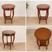 میز عسلی. چوب راش و رنگ فندقی