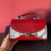 کیف زنانه طرح چرم بغل چوب بسیار شیک