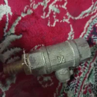 شیر آب یا گاز با سر شلیلنگی برنجی