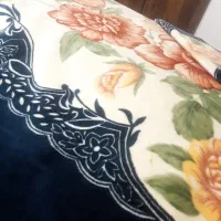 پتوی دونفره گل برجسته