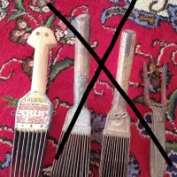 شانه،قیچی و دار قالی بافی بزرگ
