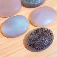 نگین عقیق باحکاکی دعا