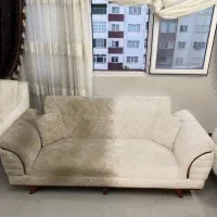 مبل وپشتی و تشک شویی در منزل آسمان