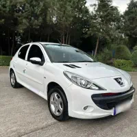 پژو 207iدنده ای سفید مدل ۱۳۹۷بیرنگ