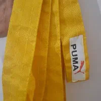 کمربند تکواندو زرد و سفید