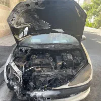 پژو 206 87 سوخته