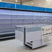 گلد قفسه استار یخچال پرده هوا مارکت فروشگاهی