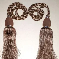 شرابه پرده مخمل در حد نو نو