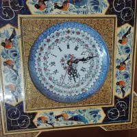 ساعت دیواری مینا کاری