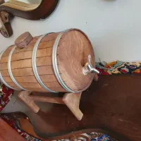 بشکه چوبی عتیقه بابه کافه