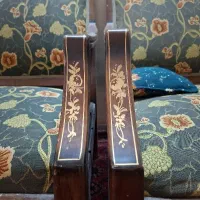 مبل چوب گردوهفت نفره یک سه نفره چهار تکی