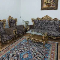 مبلمان ۹نفره سالم سالم بدون فرو رفتگی وخرابی