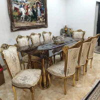 فروش ست میز ناهارخوری و مبل استیل