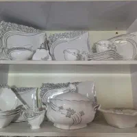 سرویس چینی ۶نفره نگین دار