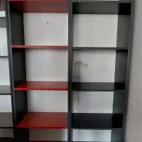 قفسه کتابخانه کمد دار