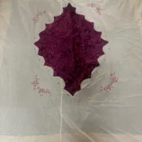 لحاف پنبه  دو‌نفره مخمل دوزی و گلدوزی شده