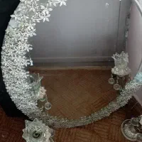 آینه شمعدان نقره ای