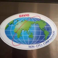 یخچال SANYO ژاپن بدنه تمام استیل بدون برفک