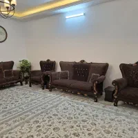 مبل نیمه راحتی۷ نفره سالم با جلو مبلی