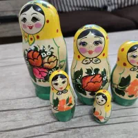 ماتروشکا اصل روسیه سوغاتی با بارکد