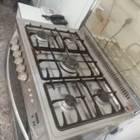 اجاق گاز فر دار اخوان استیل سیلور