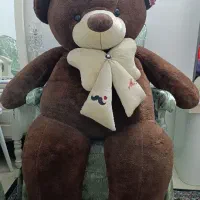 خرس قهوه‌ایی تدی سایز بزرگ