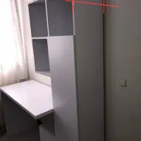 میز تحریر و کتابخانه
