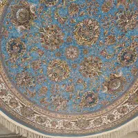 فرش کاملا نو گرد قطر ۱.۵ متر