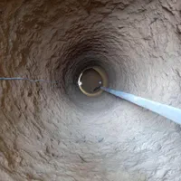 مقنی چاه کن مغنی حفاری رباط کریم تهران تخریب