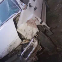 پراید مدل ۸۴ تصادفی