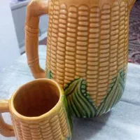 پارچ لیوان سفالی