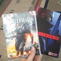 دو عدد بازی کامپیوتر hitman 3 و battlefield 4