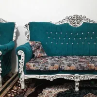 مبل هفت نفره با میزعسلی رایگان