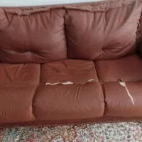 مبلمان راحتی چرم