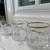 استکان چای خوری ۱۲ نفره با ۲ تا قندون
