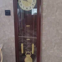 ساعت چوبی بسیار تمیز سالم