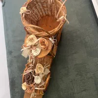 سبد سطل و جادستمالی حصیری