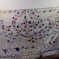 پرده گلدوزی نو