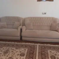 مبل راحتی  هفت نفره پارچه ترک در حد نو