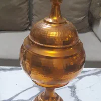 جام مسی درب دار کاملا نو بفروش میرسد