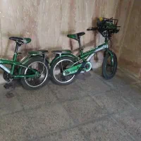 دوچرخه سایز ۱۶ درحدنو  دو عدد قابل معاوضه با ۲۶