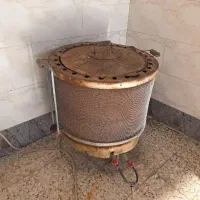 تنور گازی و ۴ کپسول گاز