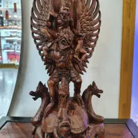 مجسمه چوبی دست ساز گارودا