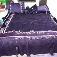 تخت دونفره همراه با تشک  و روتختی
