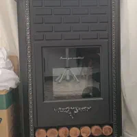 بخاری گازی کاملا نو طرح شومینه ای