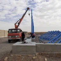 جوشکار سیار .وال پست .شیروانی . سایبان