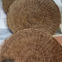 سبد حصیری از جنس چوب