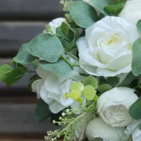 دسته گل مصنوعی عروس مشابه طبیعی نو نو هست